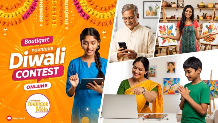 Boutiqart “Younique Digital Shop” Diwali Contest 2025